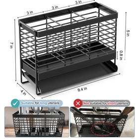IWNTWY drainage tray demonstrates automatic drainage keeping counters dry