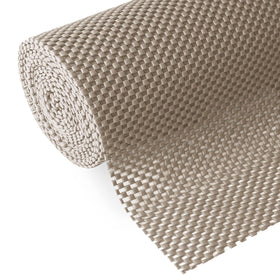 Iwtmm camel shelf and drawer liner with non-adhesive, secure grip for drawers and shelves.