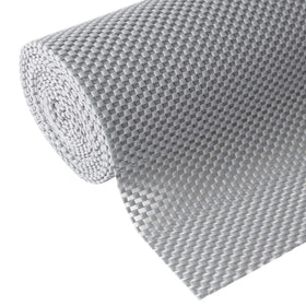 Iwtmm non-adhesive shelf liner with strong grip to keep items in place.