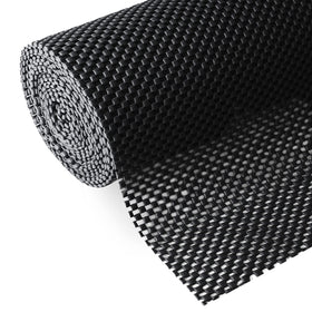 Iwtmm shelf liner non-adhesive in a drawer provides residue-free organization.