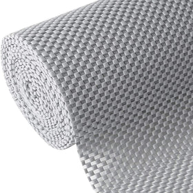 Iwtmm shelf liner grip mat demonstrates strong non-slip hold in drawers.