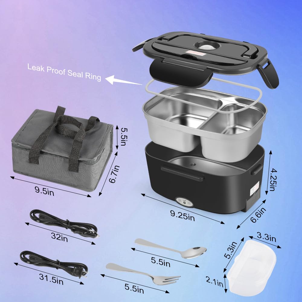 IXIIE gift-ready lunch box ideal for hot meals.