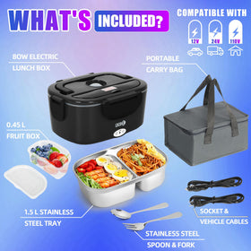 IXIIE 1.5L stainless steel removable container for easy cleaning.