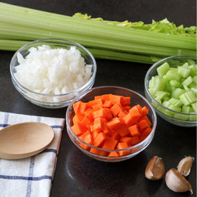 Iyulania clear glass bowls 3.5 oz ideal for seasoning and measuring.