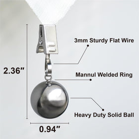 Iyulania curtain weights SUS304 rustproof for indoor and outdoor drapes.