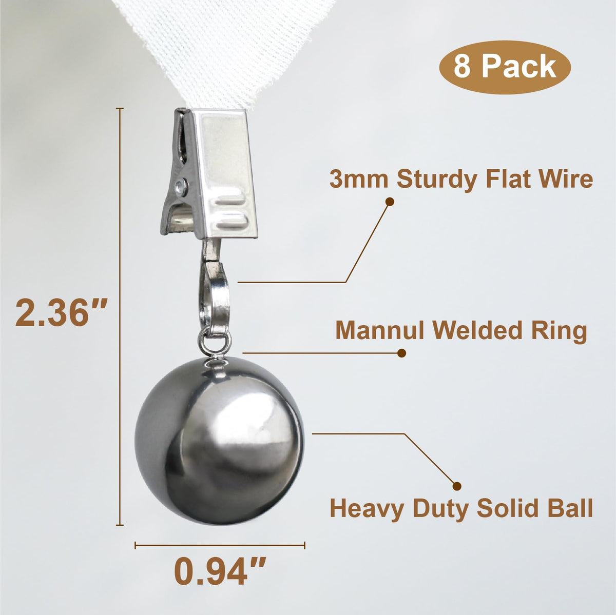 Iyulania flag stabilizer clips prevent fluttering banners.