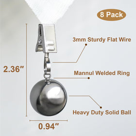 Iyulania flag stabilizer clips prevent fluttering banners.