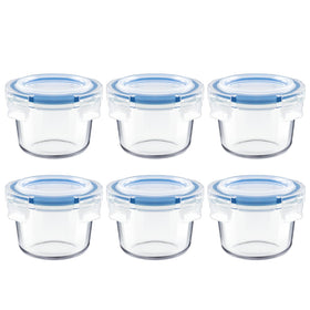 Iyulania set6 small glass storage containers for meal prep.
