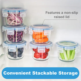 Iyulania tempered thick glass for durable everyday storage.
