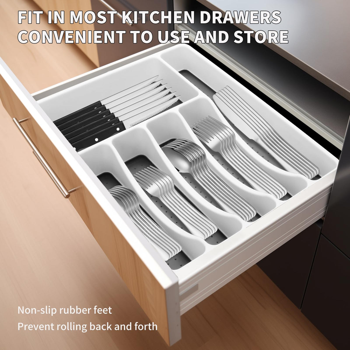 Izurok mirror-polish stainless steel flatware for modern table styling.