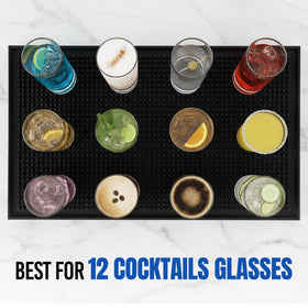 JAANIS bar mats complement cafes and bars with clean, professional look.