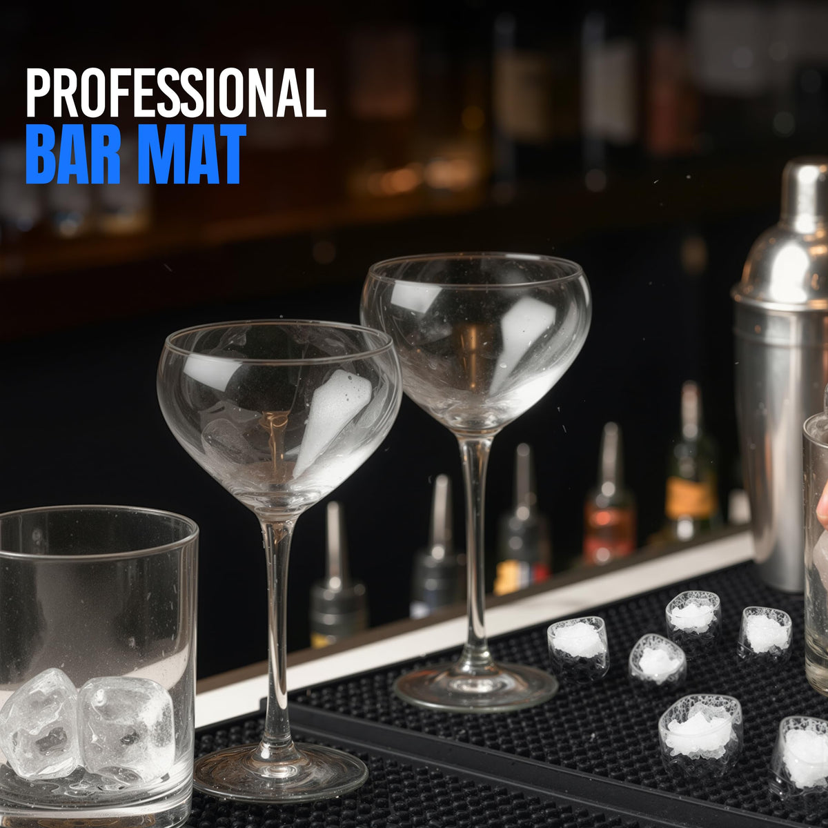 JAANIS bar mats are dishwasher-safe for easy deep cleaning.