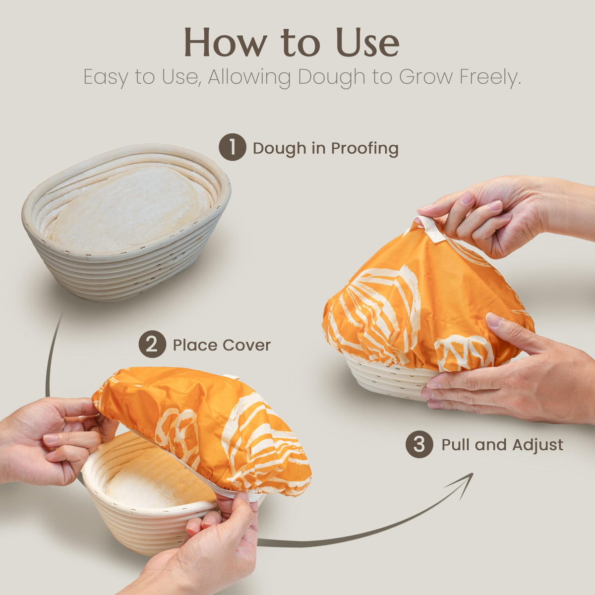 JACYAO'S wood-pulp sponge cleans dough stains gently.