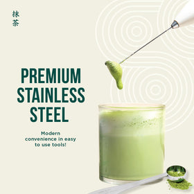 Jade Leaf foam-making action yields latte-quality microfoam in seconds.