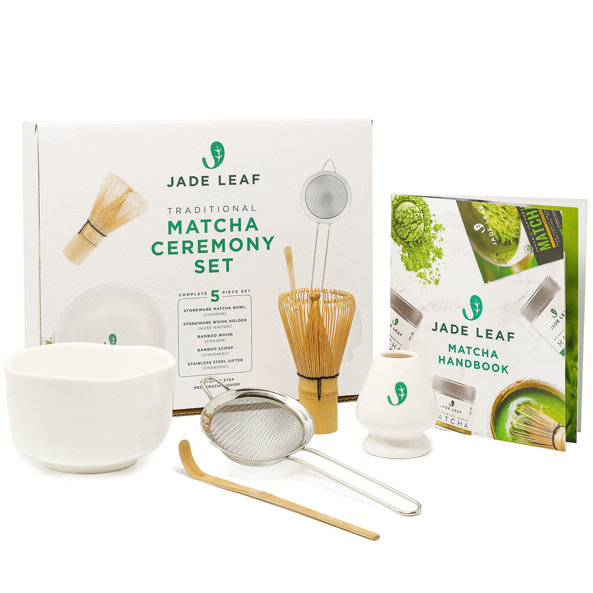 Jade Leaf Matcha chawan bowl with heat-retaining stoneware for warm ceremonial servings