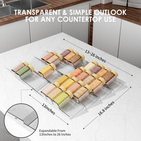 Jadehom multiuse drawer organizer for nails, polish, or small bottles.