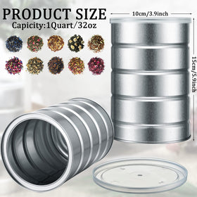 Jadive metal tin can surface ready for DIY decoration.