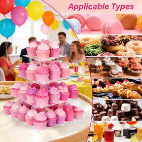 Jaevorite durable acrylic cupcake display with sleek, premium look.