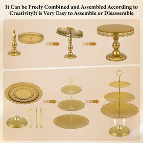 Jaevorite rectangular dessert trays organize treats neatly.
