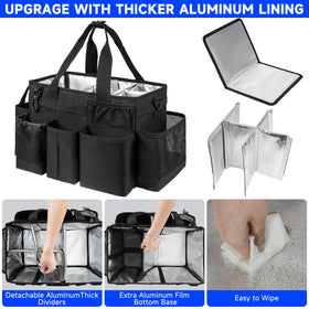Jaffzora Cleaning Caddy Bag padded cushion offers cushioned, organized storage