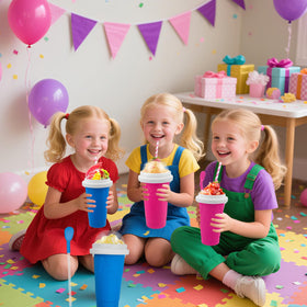 Jairuty slushie cup inner core ensures smooth slush with quick chilling