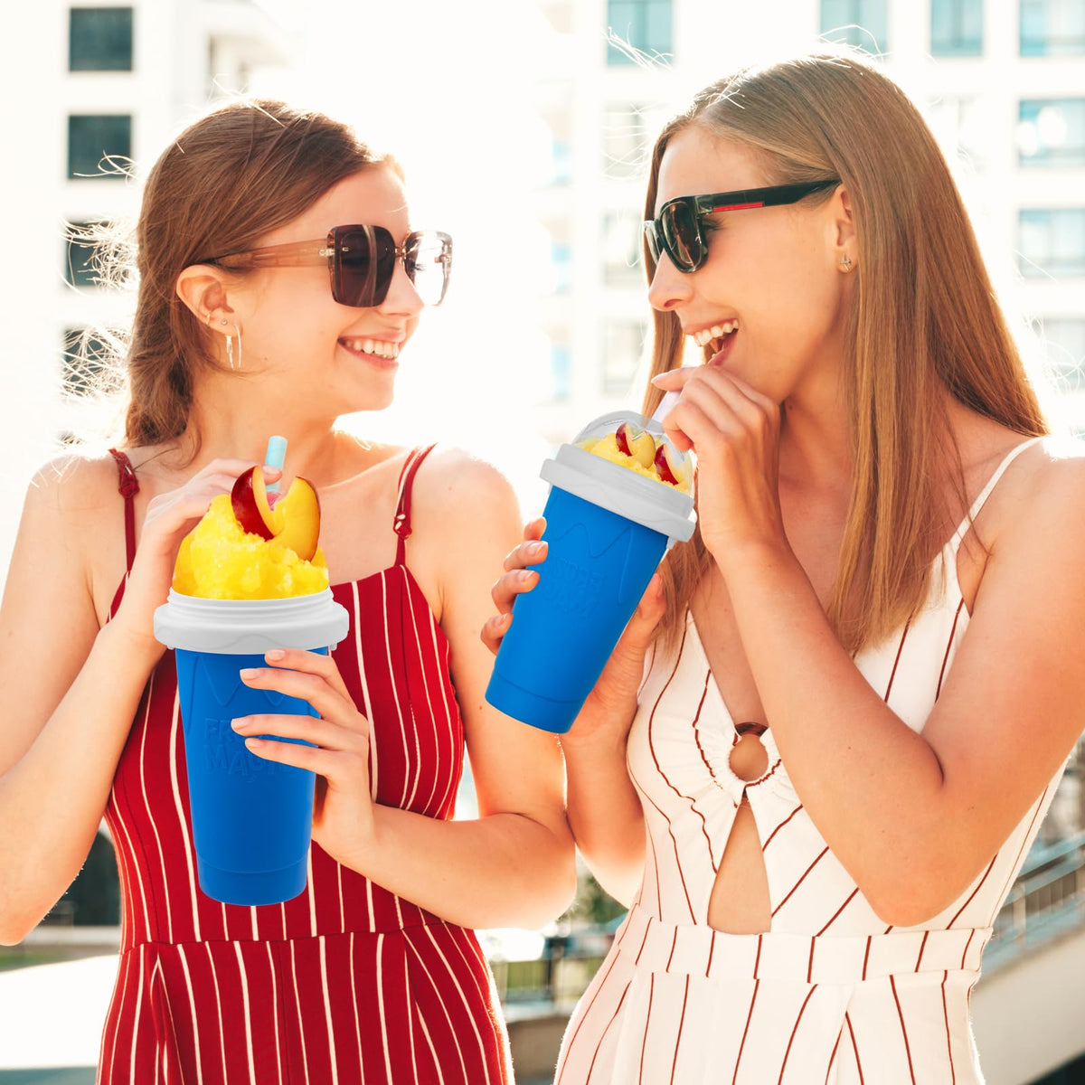 Jairuty Slushie Cup portable cold beverage for gym or office.