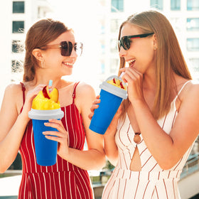 Jairuty Slushie Cup portable cold beverage for gym or office.