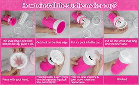 Jairuty slushie cup travel lid for portable beverages.