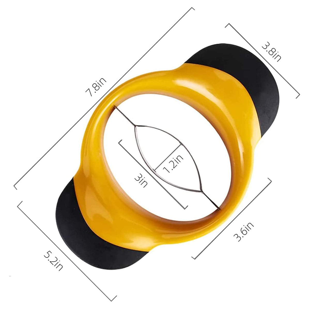 JAKENHAM mango cutter with durable ABS and stainless steel construction.