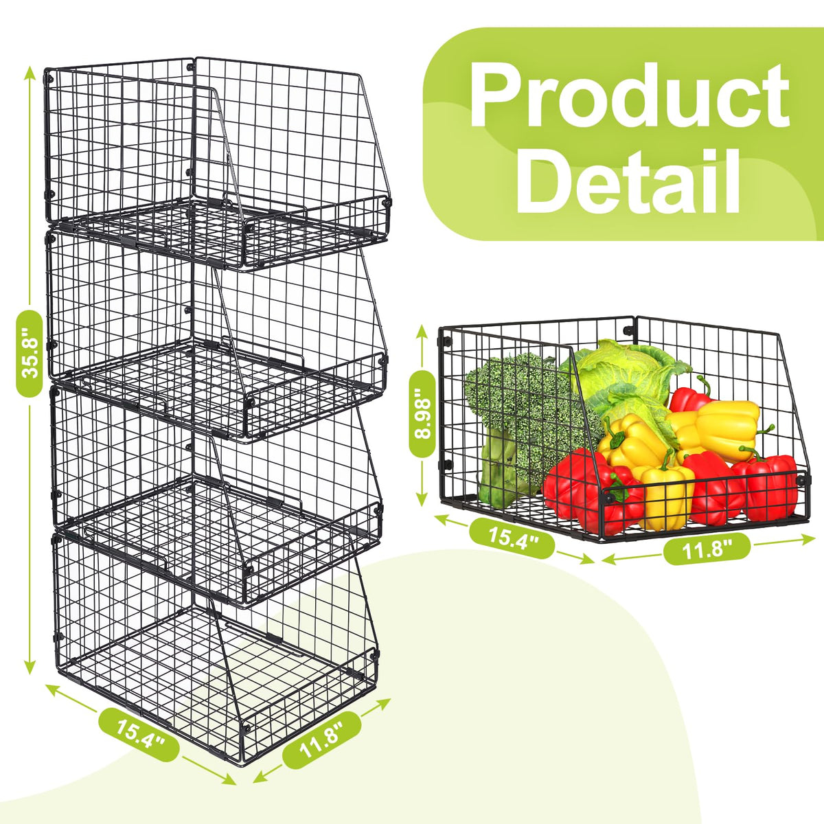 Jakyitvi easy-install basket with minimal screws highlighted