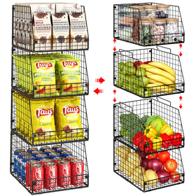Jakyitvi 4 Pack XXL basket front view showing easy access