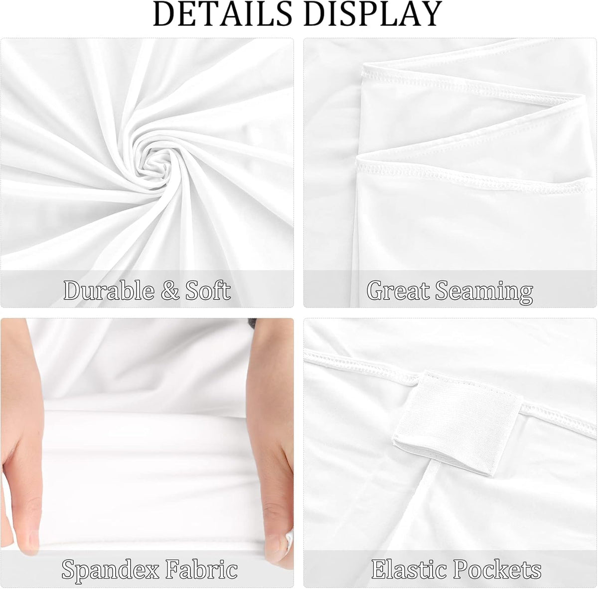 JALANCY fitted 6ft rectangle cover with snug fit and easy setup