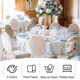 Versatile for weddings, parties, buffets, and outdoor events.