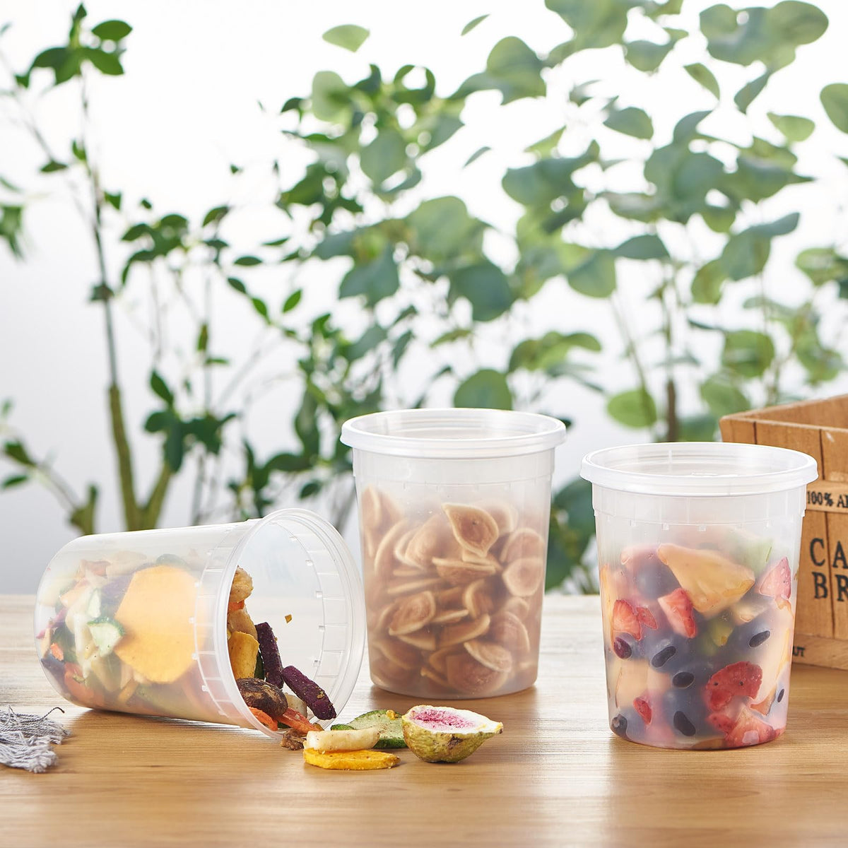 Jaluxing 24-set kit ideal for snacks, sauces, and leftovers