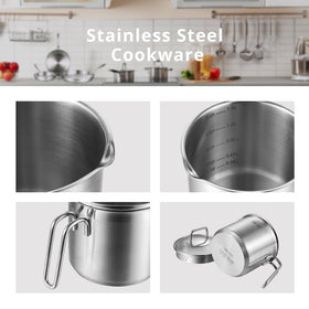 Stay-cool ergonomic handle shown for safe, comfortable lifting