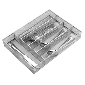 Durable JANE EYRE tray in silver finish ready for use