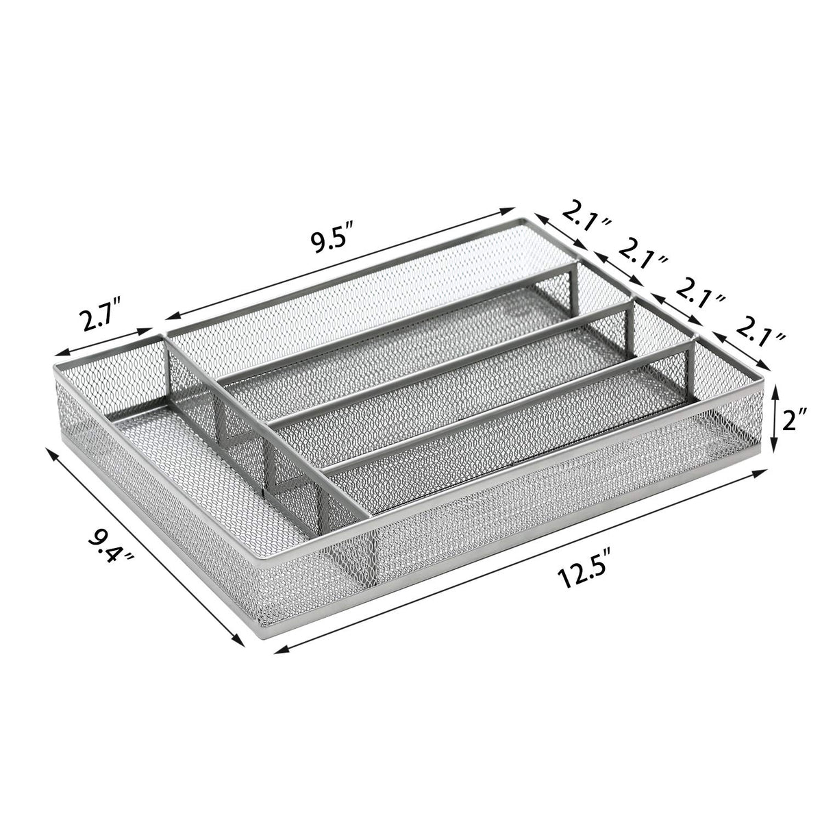 JANE EYRE organizer with non-slip feet resting on drawer surface