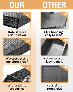 Jane Eyre easy-clean silverware tray ready for countertop or drawer use