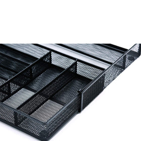 Jane Eyre Utensil Drawer Organizer easy-clean-mesh simplifies maintenance and quick wipe-downs.