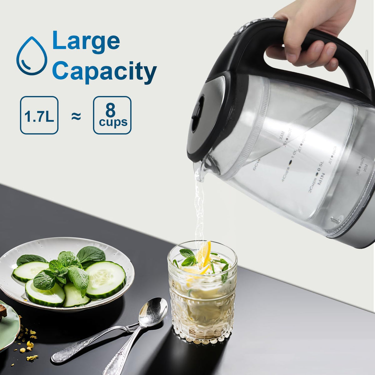 JaneHome fast boil 1L for quick weekday mornings.