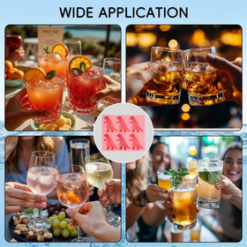 JANLOVE food-grade silicone ice mold for safe frozen treats and beverages