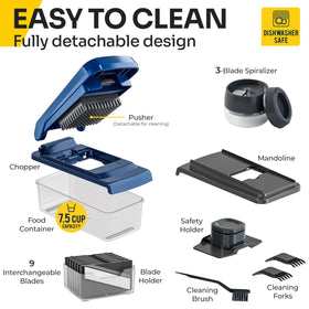 JANSKA UltraChop dishwasher-safe parts simplify post-meal cleanup.