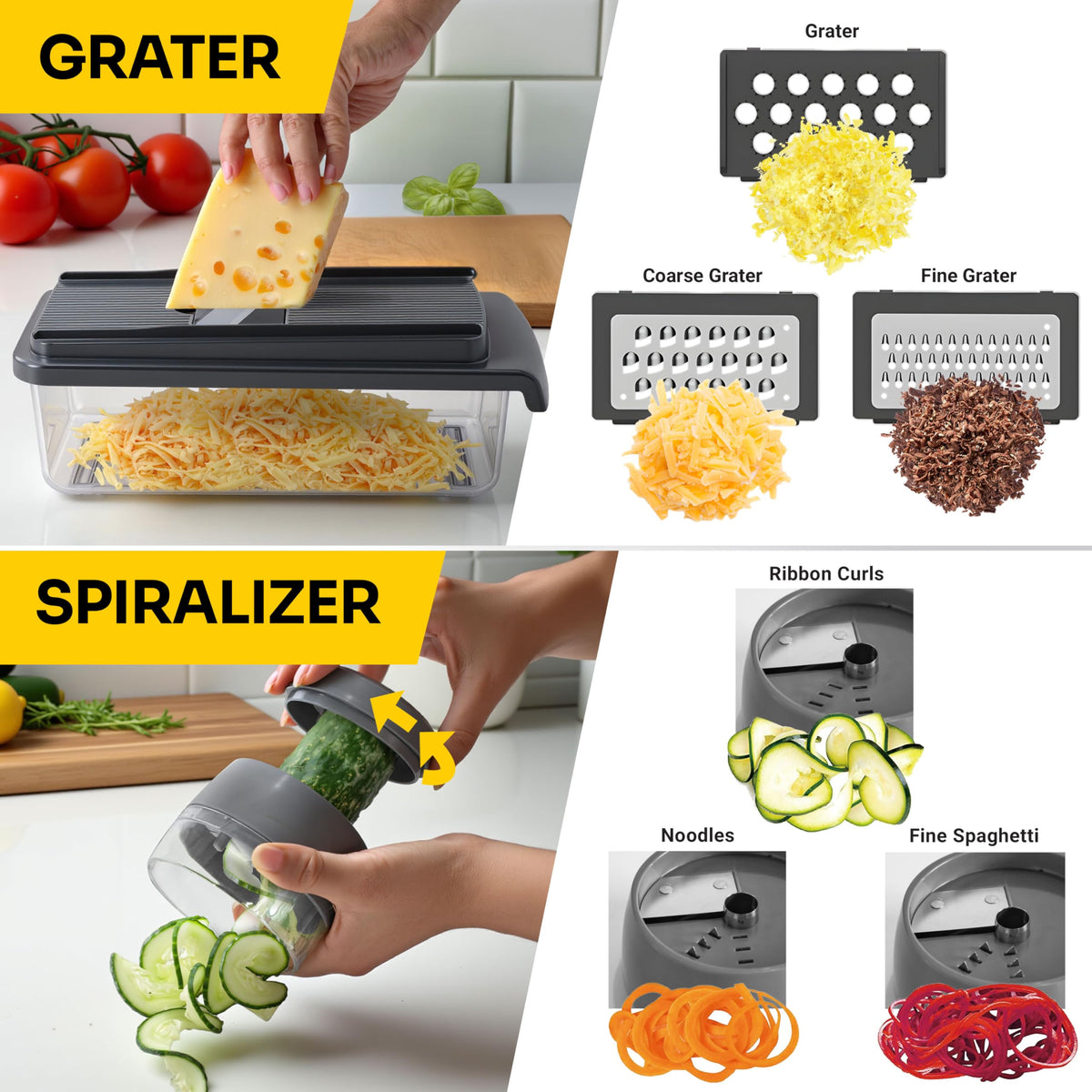 JANSKA UltraChop non-slip base keeps chopping stable during use.