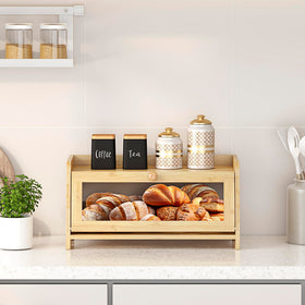 Jansnimen multi-use storage keeps bread, fruits, and utensils organized.