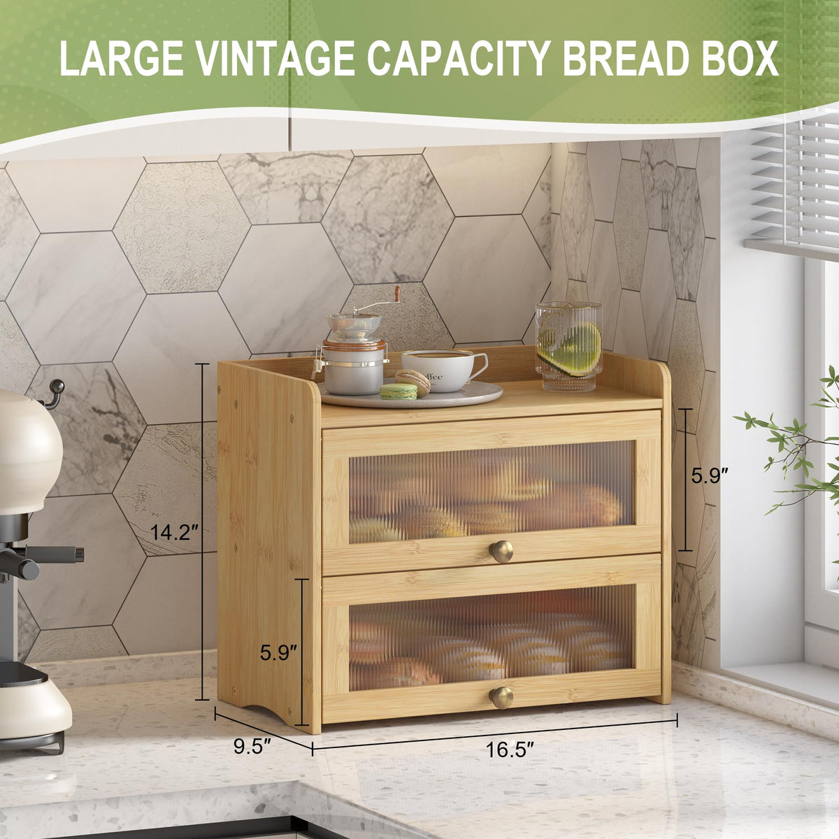JANSNIMEN natural bamboo construction for sturdy, eco-friendly storage.