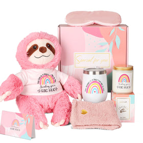 JAJOAGIA Get Well Sloth Gift image shows a comforting 12-inch plush ready for teen recovery.