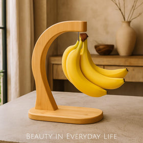 JapanBargain bamboo hanger steel hook secures bananas with a clean finish.