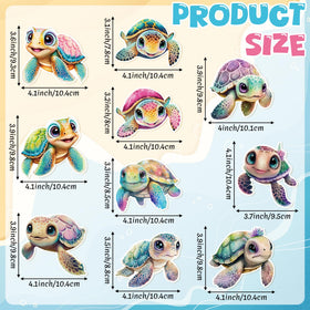 JAPBOR ocean turtle magnets on car surface for nautical styling