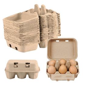 JAPCHET egg cartons with folding lid for secure transport