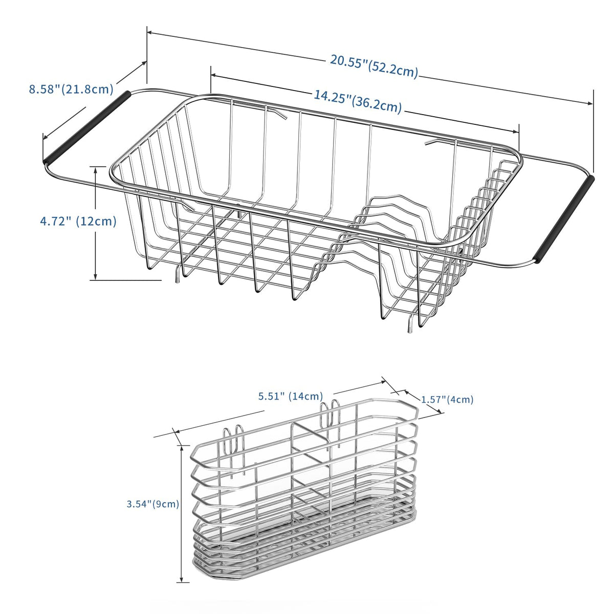 JAQ dish-slot design holds seven dishes vertically for efficient drying.